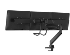 Support de bureau Neomounts NM-D775DX3BLACK pour trois écrans plats jusqu'à 27