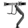 Support de bureau Neomounts NM-D775DXBLACK pour deux écrans jusqu'à 32" | 8 kg (par écran)