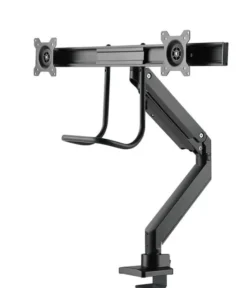 Support de bureau Neomounts NM-D775DXBLACK pour deux écrans jusqu'à 32" | 8 kg (par écran)
