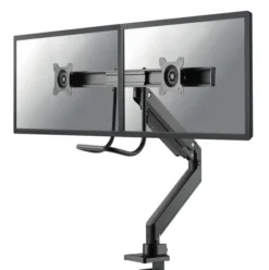 Support de bureau Neomounts NM-D775DXBLACK pour deux écrans jusqu'à 32" | 8 kg (par écran)