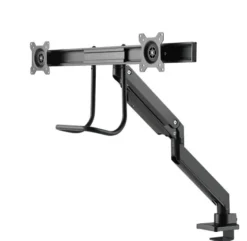 Support de bureau Neomounts NM-D775DXBLACK pour deux écrans jusqu'à 32