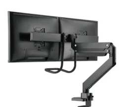 Support de bureau Neomounts NM-D775DXBLACK pour deux écrans jusqu'à 32