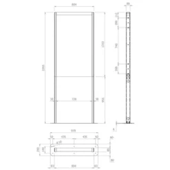 Support de sol Hagor pour Samsung OM55N-D