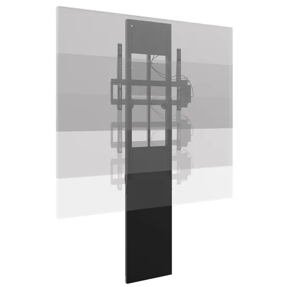 Support fixe Hagor WH Moto Slim Stud-wall réglable en hauteur électriquement - 42"-75" (fixation murale/sol)