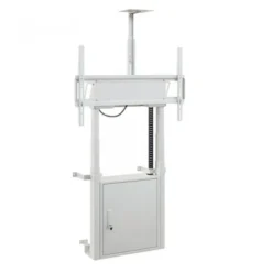 Support Hagor HP Twin Lift FW-W réglable en hauteur électriquement pour montage mural 55-86" | max. VESA. 900x600 | charge max. 120 kg | blanc