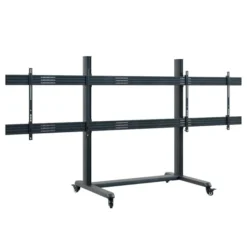 Support mobile Hagor CPS Mobile Stand Dual 3327 pour 2 écrans - 75"-86“, noir