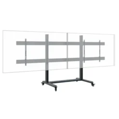 Support mobile Hagor CPS Mobile Stand Dual 3327 pour 2 écrans - 75"-86“, noir