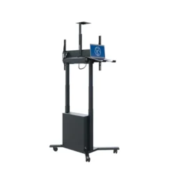 Support mobile Hagor HP Twin Lift M-B réglable en hauteur électriquement - 55"-86"