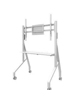 Support mobile Neomounts FL50-525WH1 réglable en hauteur manuellement 55"-86", Blanc