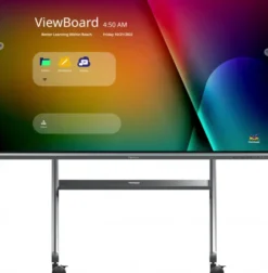 Support mobile ViewSonic VB-STND-009 réglable en hauteur manuellement - 65-105