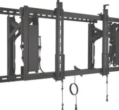 Support mural Chief LVS1U ConnexSys pour display mur-écran, format paysage, noir (40" à 80") (Rails inclus)