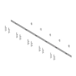 Support mural Hagor comPROnents® Menuboard pour 5 Displays - 46