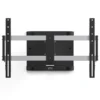 Support mural SMS ICON 3D Large TV - 80", argent/noir (pivotant et inclinable)
