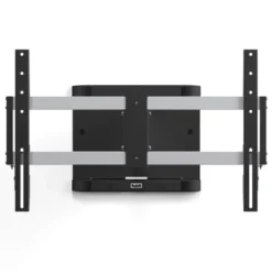 Support mural SMS ICON 3D Large TV - 80", argent/noir (pivotant et inclinable)