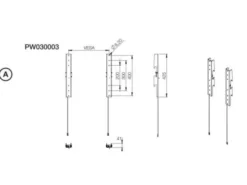 Support mural SMS Modules LFD PRO II 900