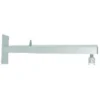 Support mural standard PeTa, longeur fixe de 30 cm, Blanc