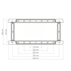 Support mural TV/Display Hagor BrackIT XXL HD II - 65 - 98