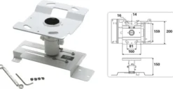 Support plafond ELPMB23 pour les séries EB et EMP Epson