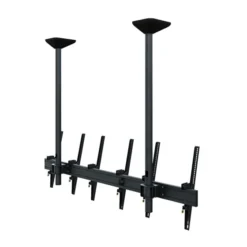 Support plafond Hagor comPROnents® Menuboard pour 3 Displays - 46"-65" (Portrait, inclinable)