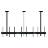 Support plafond Hagor comPROnents® Menuboard pour 4 Displays - 46"-65" (Portrait, inclinable)