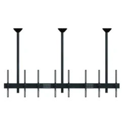 Support plafond Hagor comPROnents® Menuboard pour 4 Displays - 46"-65" (Portrait, inclinable)