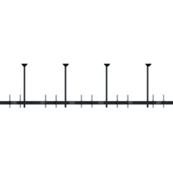 Support plafond Hagor comPROnents® Menuboard pour 5 Displays - 46"-65" (Paysage, inclinable)