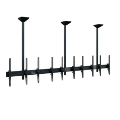 Support plafond Hagor comPROnents® Menuboard pour 5 Displays - 46"-65" (Portrait, inclinable)