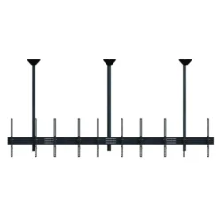 Support plafond Hagor comPROnents® Menuboard pour 5 Displays - 46"-65" (Portrait, inclinable)