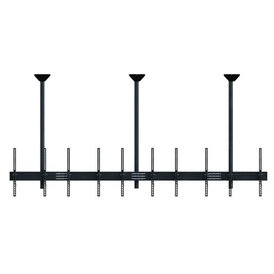 Support plafond Hagor comPROnents® Menuboard pour 5 Displays - 46"-65" (Portrait, inclinable)