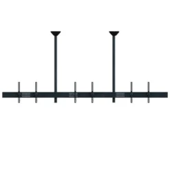 Support plafond Hagor comPROnents® Menuboard pour 3 Displays - 46"-65" (Paysage, inclinable)