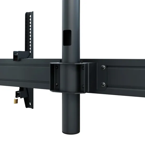 Support plafond Hagor comPROnents® Menuboard pour 2 Displays - 46"-65" (Paysage, inclinable)