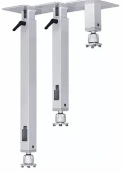 Support plafond PeTa standard avec levier de serrage, longueur fixe 20cm
