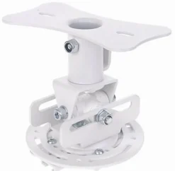 Support plafond universel Optoma OCM818W-RU - 12 cm, blanc (inclinable, rotatif et pivotant)