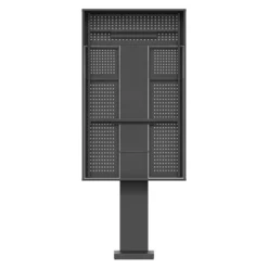 Support sur pied Hagor ScreenOut® OH 75 - Stèle d'extérieur pour Samsung série OH 75 - Portrait