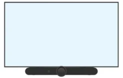 Support universel Peerless-AV ACC-SB2 de barre de son UC/VC pour écrans simples de 55