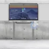Système de pylônes SMF Solutions PBW-DUL-F-D29-B86 pour 86" avec les ailes latérales du tableau incluses
