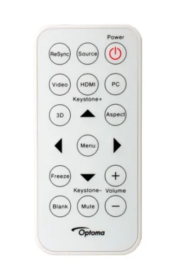 Telecommande de rechange pour Optoma W307UST