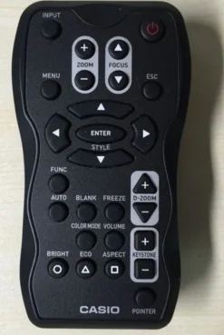 Télécommande Casio YT-100 pour XJ-A130, XJ-A135, XJ-A140, XJ-A145, XJ-A150, XJ-A230, XJ-A235, XJ-A240, XJ-A245, XJ-A250, XJ-A255, XJ-A255V