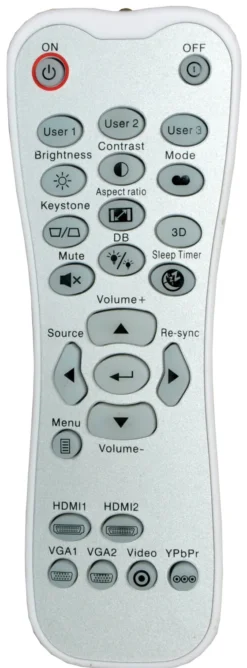 Télécommande de rechange pour Optoma DH1009