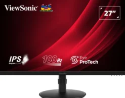 ViewSonic VA2708-HDJ - Moniteur IPS 27", 1920 x 1080 Full HD, 100Hz, 5ms