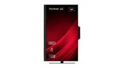 ViewSonic VG2441V Écran de visioconférence FHD de 24 pouces avec port USB-C et webcam certifiée Windows Hello
