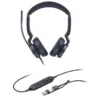 Yealink UH44 Casque filaire double USB-C/A | Certifié pour Microsoft Teams