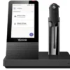 Yealink WH67 - Micro-casque sans fil DECT / Bluetooth convertible dans l'oreille, standard (avec station de travail)